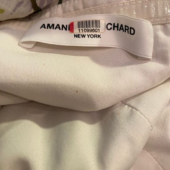 Amanda Uprichard Floral Ruffle Venezia Gown Size Small - Picture 8 of 8